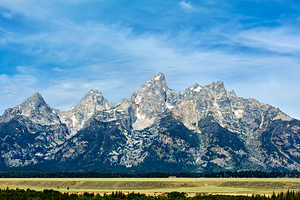 Exploring Grand Teton National Park mountains in the USA by Marco Brivio