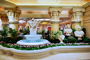 Caesars Palace fountain and statues in Las Vegas by Marco Brivio