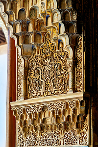 Intricate designs at Alhambra in Granada Spain by Marco Brivio