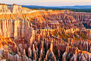 View of Bryce Canyon from Bryce Point during sunset by Marco Brivio