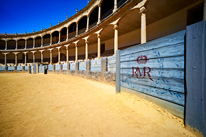 Bullring in Ronda Andalusia shows unique architecture by Marco Brivio