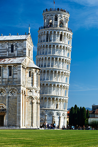 Visit famous sites in Pisa Tuscany Italy at Piazza dei Miracoli by Marco Brivio