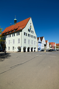 Town Hall in Schongau a stop along the Romantic Road in Bavaria by Marco Brivio
