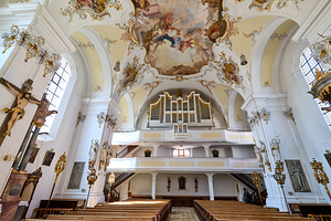 Explore Mariae Himmelfahrt church inside in Schongau Bavaria G by Marco Brivio