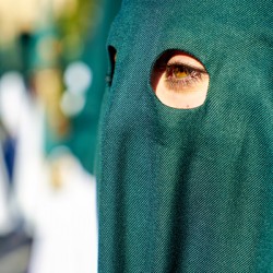 Procession during Easter Holy Week in Granada Spain