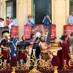 Procession in Malaga during Easter Holy Week