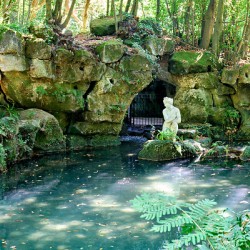 Visit to the bath of Venus in Caserta Campania Italy