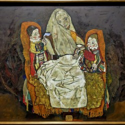 Egon Schiele - Mother and Two Children III 1915-17 - Belvedere Museum Vienna Austria