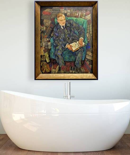 Egon Schiele - Portrait of Dr. Hugo Koller 1918 - Belvedere Museum Vienna Austria by Marco Brivio