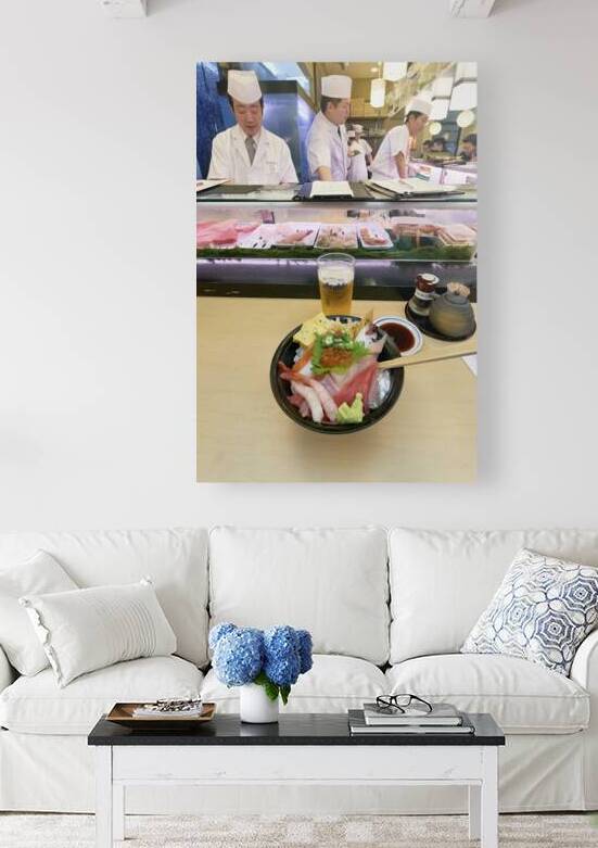 Japan. Tokyo. Sushi bar in Shibuya district by Marco Brivio