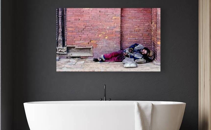 Nepal. Kathmandu. A beggar by Marco Brivio