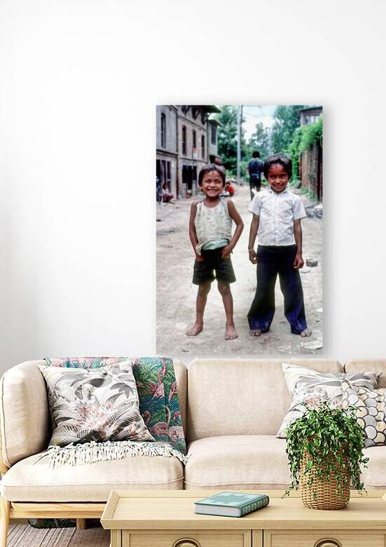 Nepal. Kathmandu. Two children by Marco Brivio