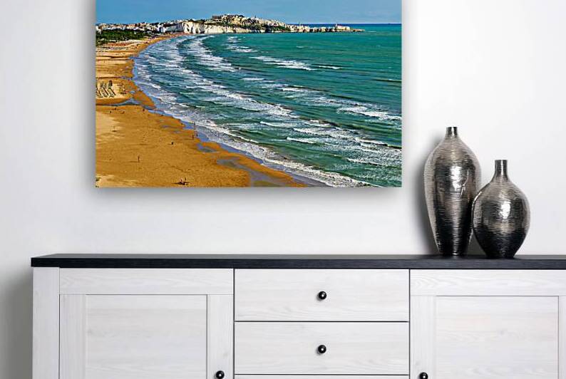 Vieste Gargano. Apulia Puglia Italy. The beach by Marco Brivio