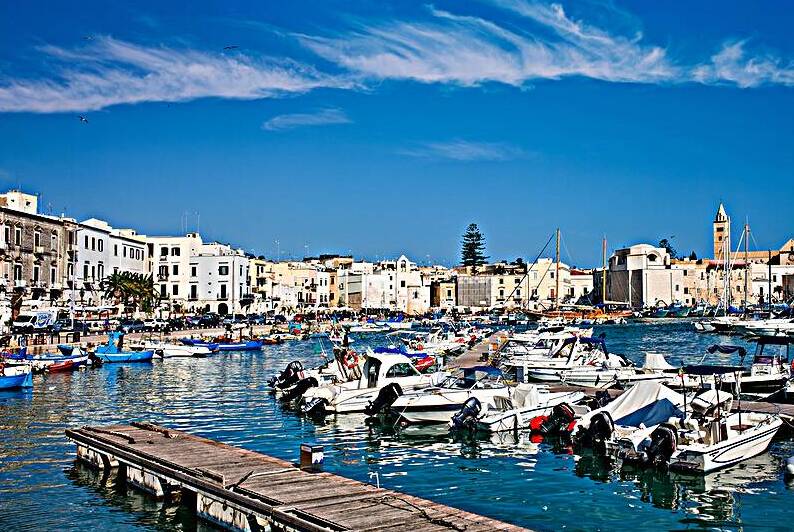 Apulia Puglia Italy. Trani. The seaport by Marco Brivio
