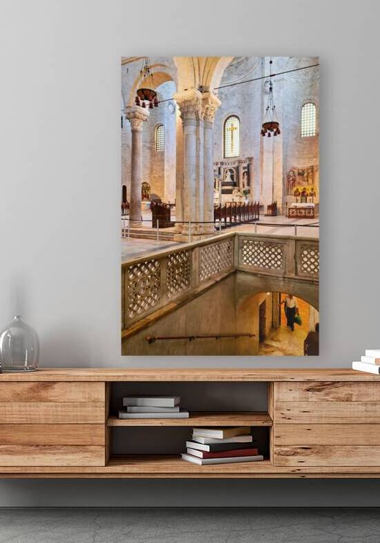 Apulia Puglia Italy. Bari. The Pontifical Basilica of Saint Nicholas by Marco Brivio