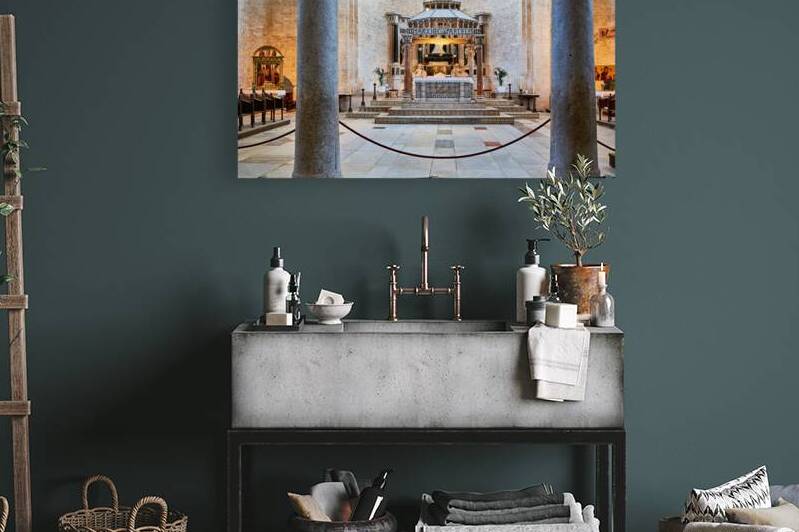 Apulia Puglia Italy. Bari. The Pontifical Basilica of Saint Nicholas by Marco Brivio