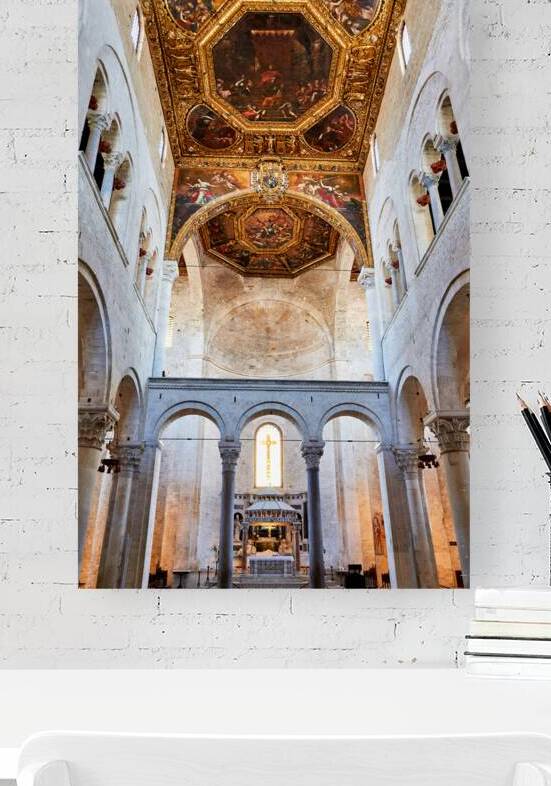 Apulia Puglia Italy. Bari. The Pontifical Basilica of Saint Nicholas by Marco Brivio