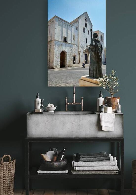 Apulia Puglia Italy. Bari. The Pontifical Basilica of Saint Nicholas by Marco Brivio