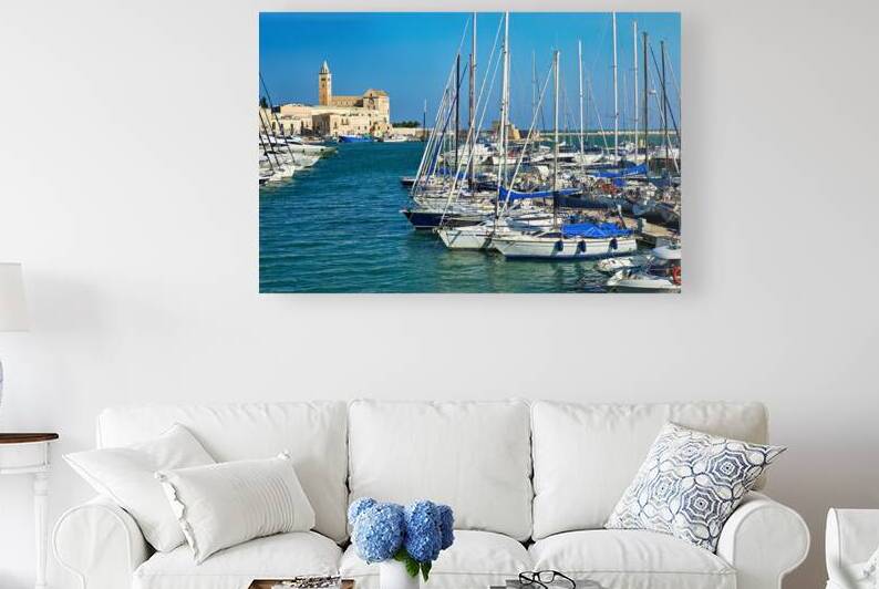 Apulia Puglia Italy. Trani. The seaport by Marco Brivio