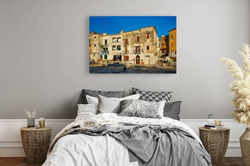 Apulia Puglia Italy. Bari. The houses of the old city by Marco Brivio