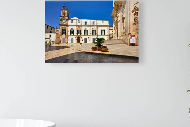 Apulia Puglia Italy. Martina Franca. Piazza Plebiscito and the Cathedral. Basilica S. Martino by Marco Brivio
