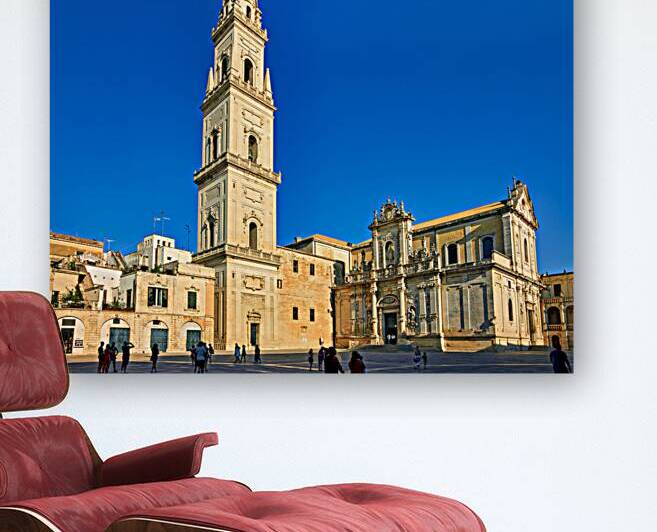 Apulia Puglia Salento Italy. Lecce. Cathedral Maria Santissima Assunta and Saint Orontius by Marco Brivio