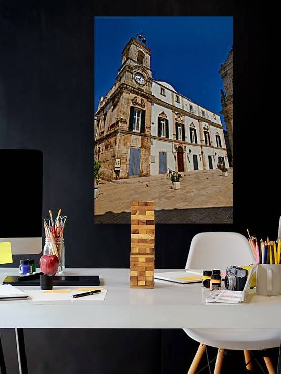 Apulia Puglia Italy. Martina Franca. Piazza Plebiscito and the Cathedral. Basilica S. Martino by Marco Brivio