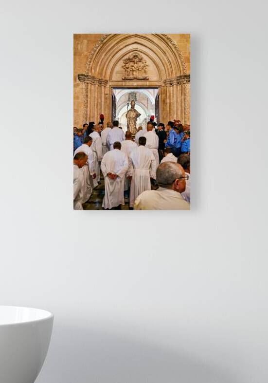 Apulia Puglia Italy. Ostuni. Festival of Saint Orontius. Procession with the statue of the Saint by Marco Brivio