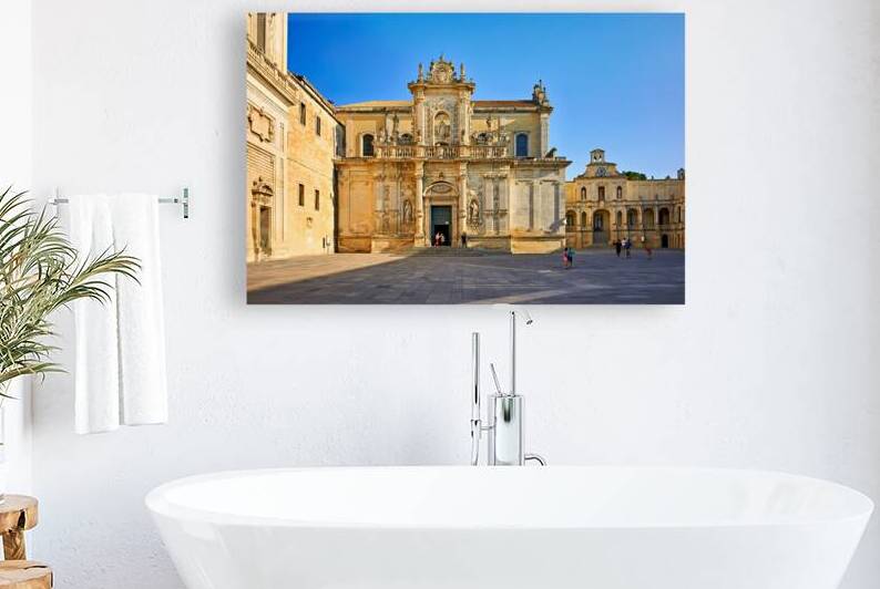 Apulia Puglia Salento Italy. Lecce. Cathedral Maria Santissima Assunta and Saint Orontius by Marco Brivio