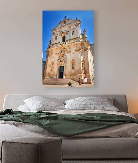 Apulia Puglia Italy. Martina Franca. Piazza Plebiscito and the Cathedral. Basilica S. Martino by Marco Brivio