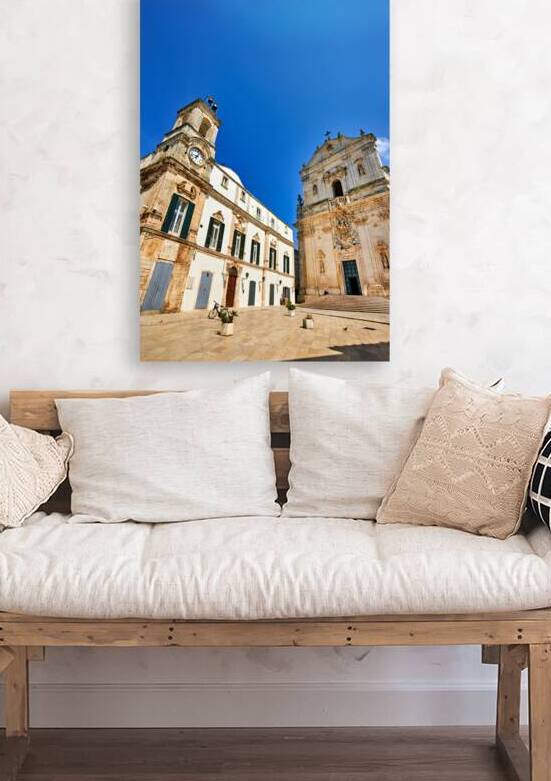 Apulia Puglia Italy. Martina Franca. Piazza Plebiscito and the Cathedral. Basilica S. Martino by Marco Brivio