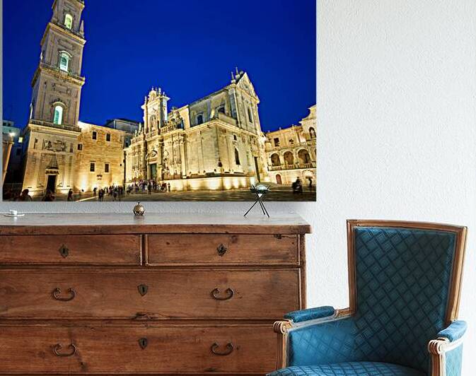 Apulia Puglia Salento Italy. Lecce. Cathedral Maria Santissima Assunta and Saint Orontius by Marco Brivio