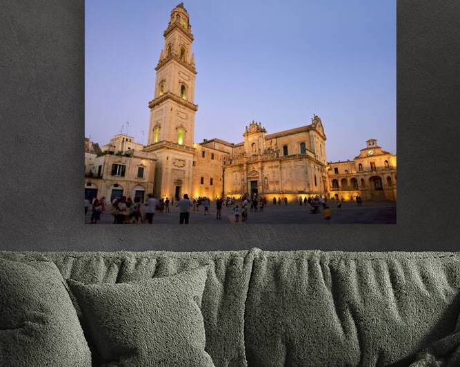 Apulia Puglia Salento Italy. Lecce. Cathedral Maria Santissima Assunta and Saint Orontius by Marco Brivio