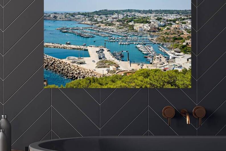 Salento. Apulia Puglia Italy. Santa Maria di Leuca. The harbour by Marco Brivio