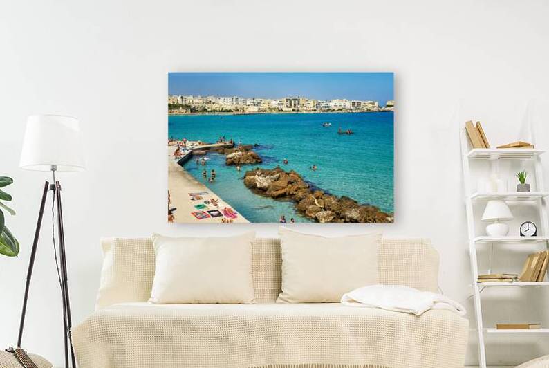 Apulia Puglia Salento. Italy. Otranto. The beach by Marco Brivio