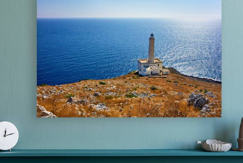 Apulia Puglia Italy. The lighthouse at Cape Palascia Capo dOtranto. The easternmost point of Italy by Marco Brivio