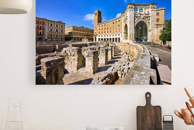 Apulia Puglia Salento Italy. Lecce. The Roman amphitheatre by Marco Brivio