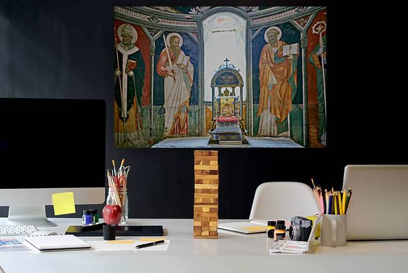 Salento. Apulia Puglia Italy. Galatina. Santa Caterina dAlessandria church. Relics of the holy martyrs of Otranto by Marco Brivio