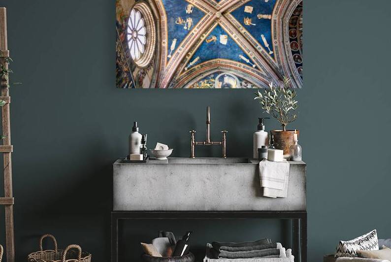 Salento. Apulia Puglia Italy. Galatina. Santa Caterina dAlessandria church. Frescoes by Francesco dArezzo by Marco Brivio