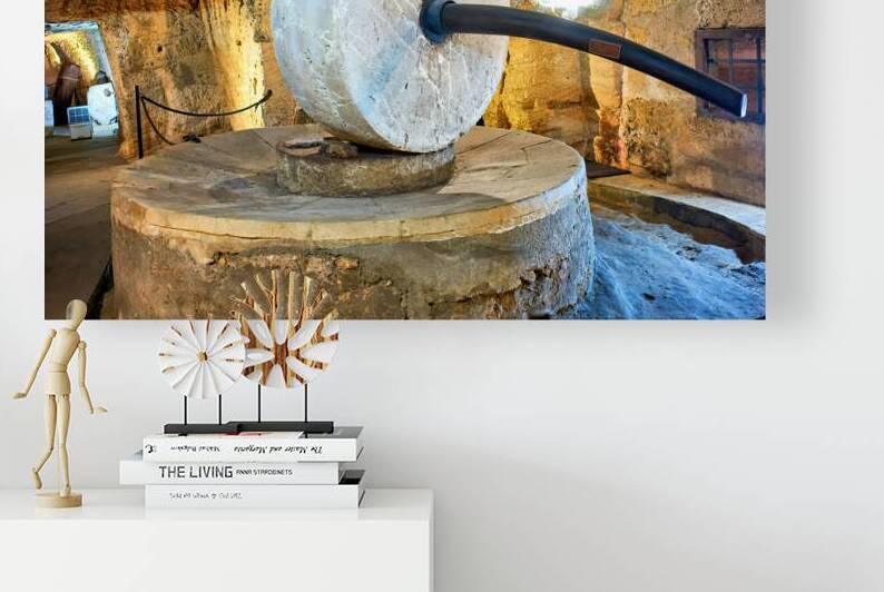 Salento. Apulia Puglia Italy. Gallipoli. Old olives crusher. Frantoio Oleario Ipogeo di Palazzo Granafei by Marco Brivio