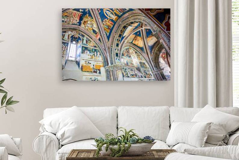 Salento. Apulia Puglia Italy. Galatina. Santa Caterina dAlessandria church. Frescoes by Francesco dArezzo by Marco Brivio