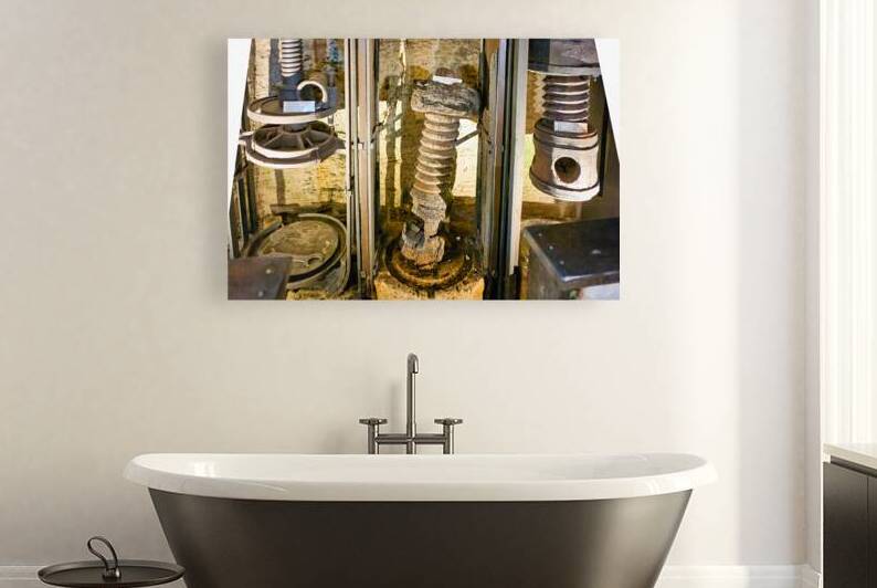 Salento. Apulia Puglia Italy. Gallipoli. Old olives crusher. Frantoio Oleario Ipogeo di Palazzo Granafei by Marco Brivio