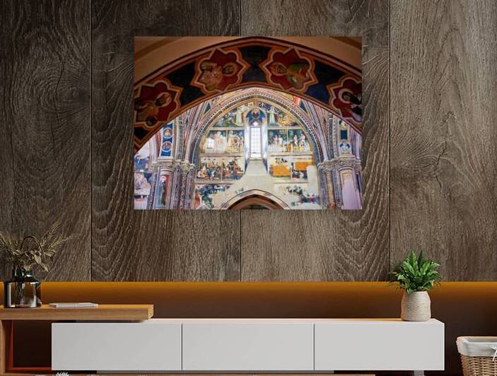 Salento. Apulia Puglia Italy. Galatina. Santa Caterina dAlessandria church. Frescoes by Francesco dArezzo by Marco Brivio