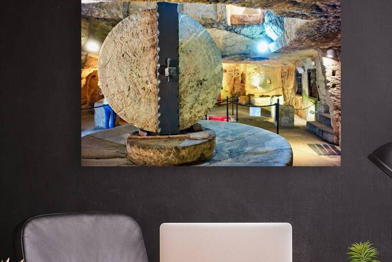 Salento. Apulia Puglia Italy. Gallipoli. Old olives crusher. Frantoio Oleario Ipogeo di Palazzo Granafei by Marco Brivio