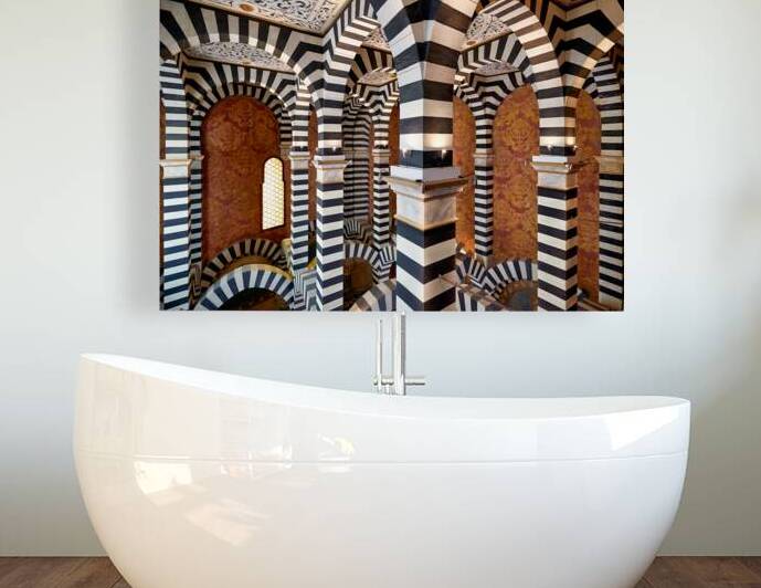 Bologna Italy. Rocchetta Mattei is a fortress located in the northern Apennines by Marco Brivio