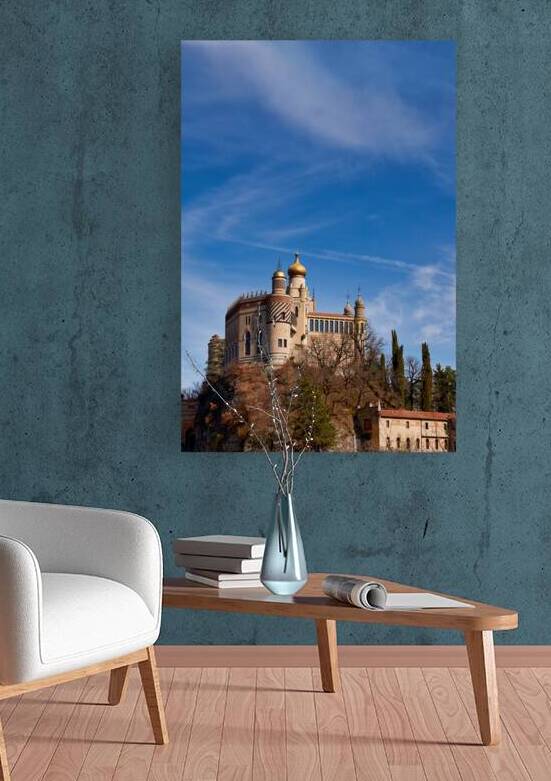 Bologna Italy. Rocchetta Mattei is a fortress located in the northern Apennines by Marco Brivio