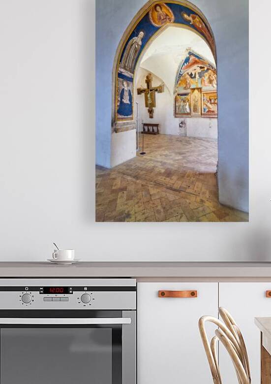 Montefalco Umbria Italy. San Francesco Church frescoed by Benozzo Gozzoli by Marco Brivio