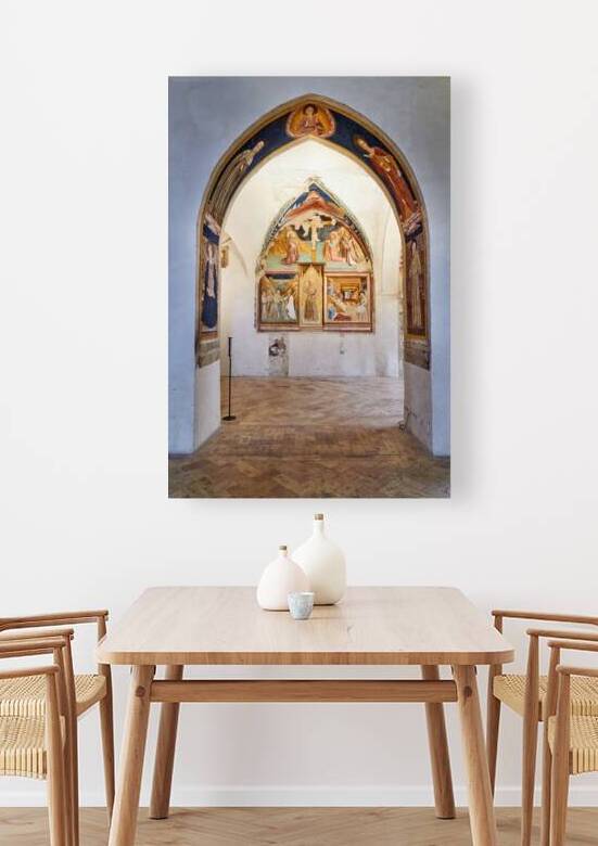 Montefalco Umbria Italy. San Francesco Church frescoed by Benozzo Gozzoli by Marco Brivio