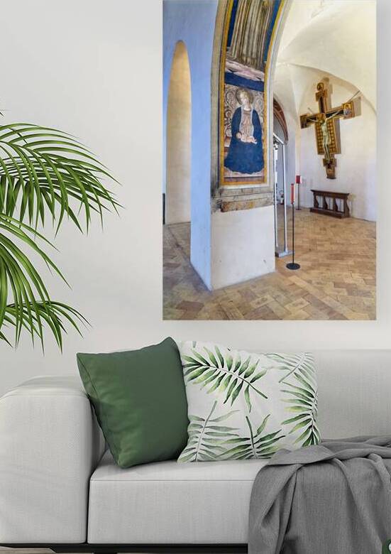 Montefalco Umbria Italy. San Francesco Church frescoed by Benozzo Gozzoli by Marco Brivio