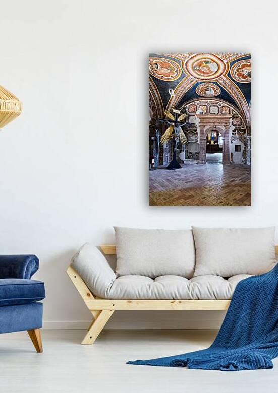 Montefalco Umbria Italy. San Francesco Church frescoed by Benozzo Gozzoli by Marco Brivio